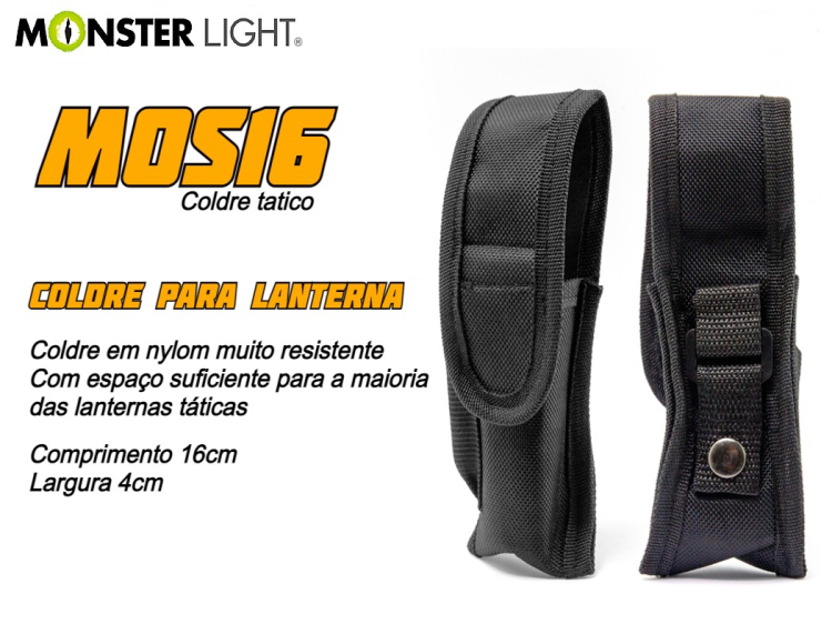 Coldre MonsterLight Mos16 para lanternas táticas