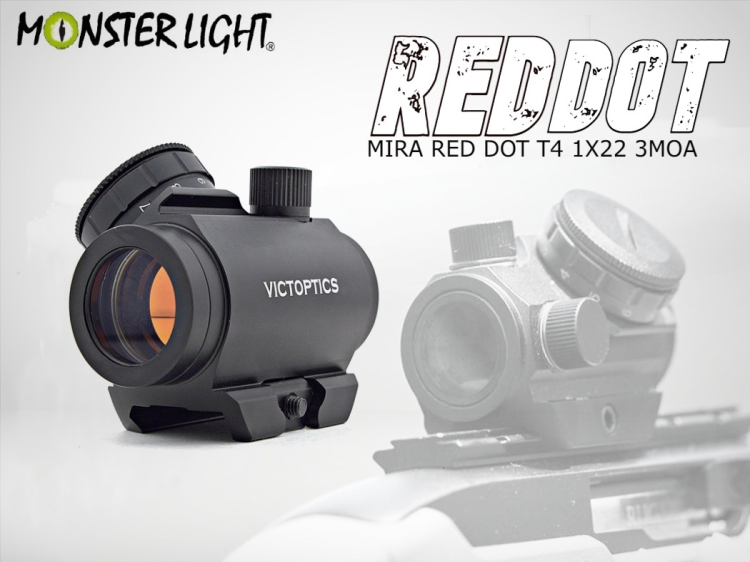 Mira Red Dot Victoptics T4 1X22 3 MOA