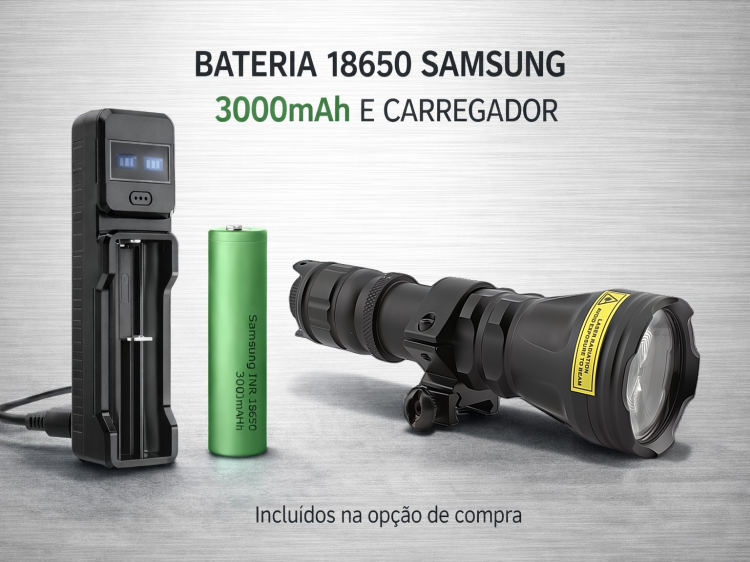Iluminador MonsterLight 850nm Hunter Laser com potenciómetro 