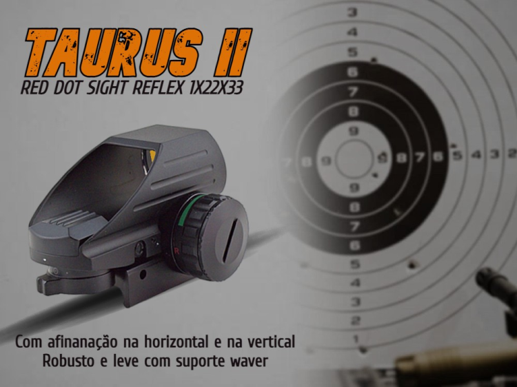 Mira Red Dot Victoptics Taurus-II1x22x33 Reflex Sight