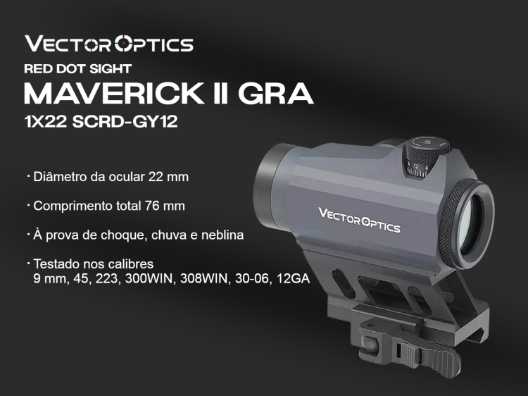 Red Dot ponto vermelho Vectoroptics Maverick-II GRA 