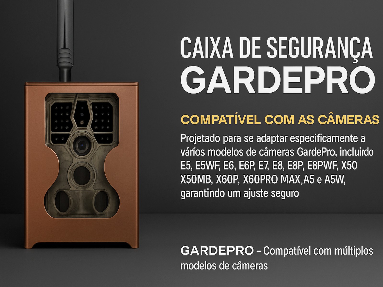 Caixa de proteção para câmeras GardePro 