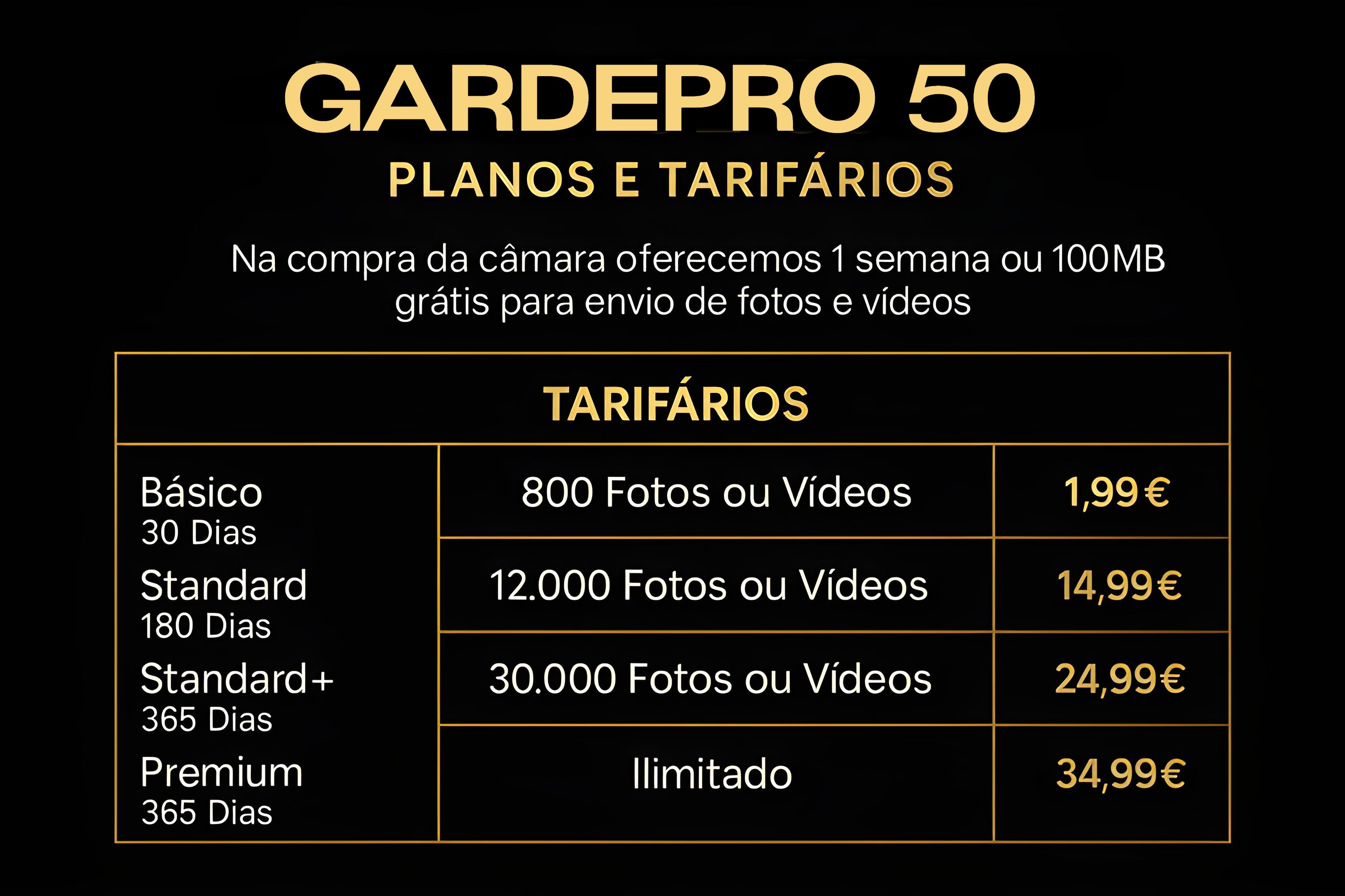 Câmera GardePro X50 LTE com aplicação para telemóvel 