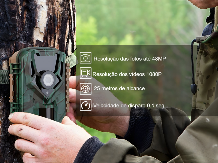 Câmera de caça ou vigilância Mini Trail 