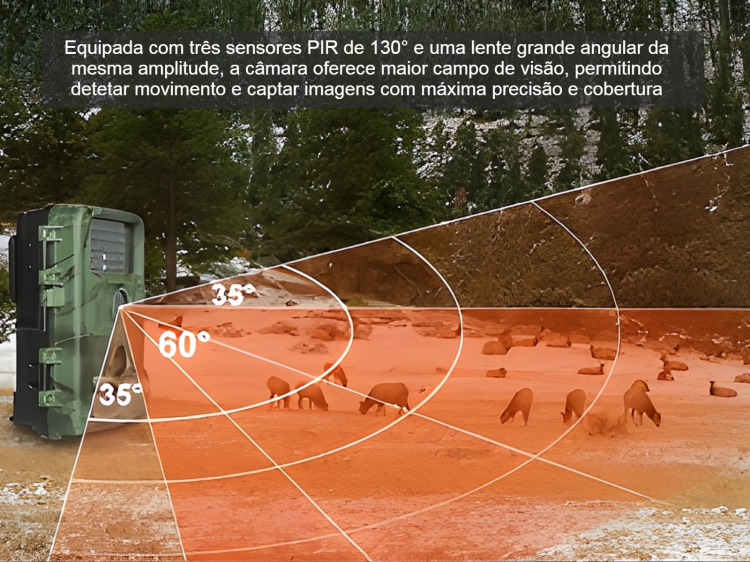 Câmera de caça ou vigilância Monster M20 4K 