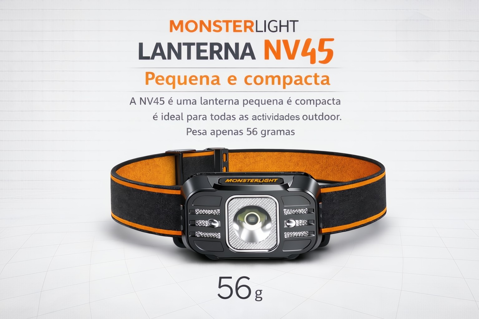 Lanterna Monsterlight NV45 com sensor de movimento 