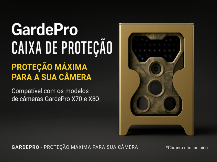 Caixa de proteção para câmeras GardePro