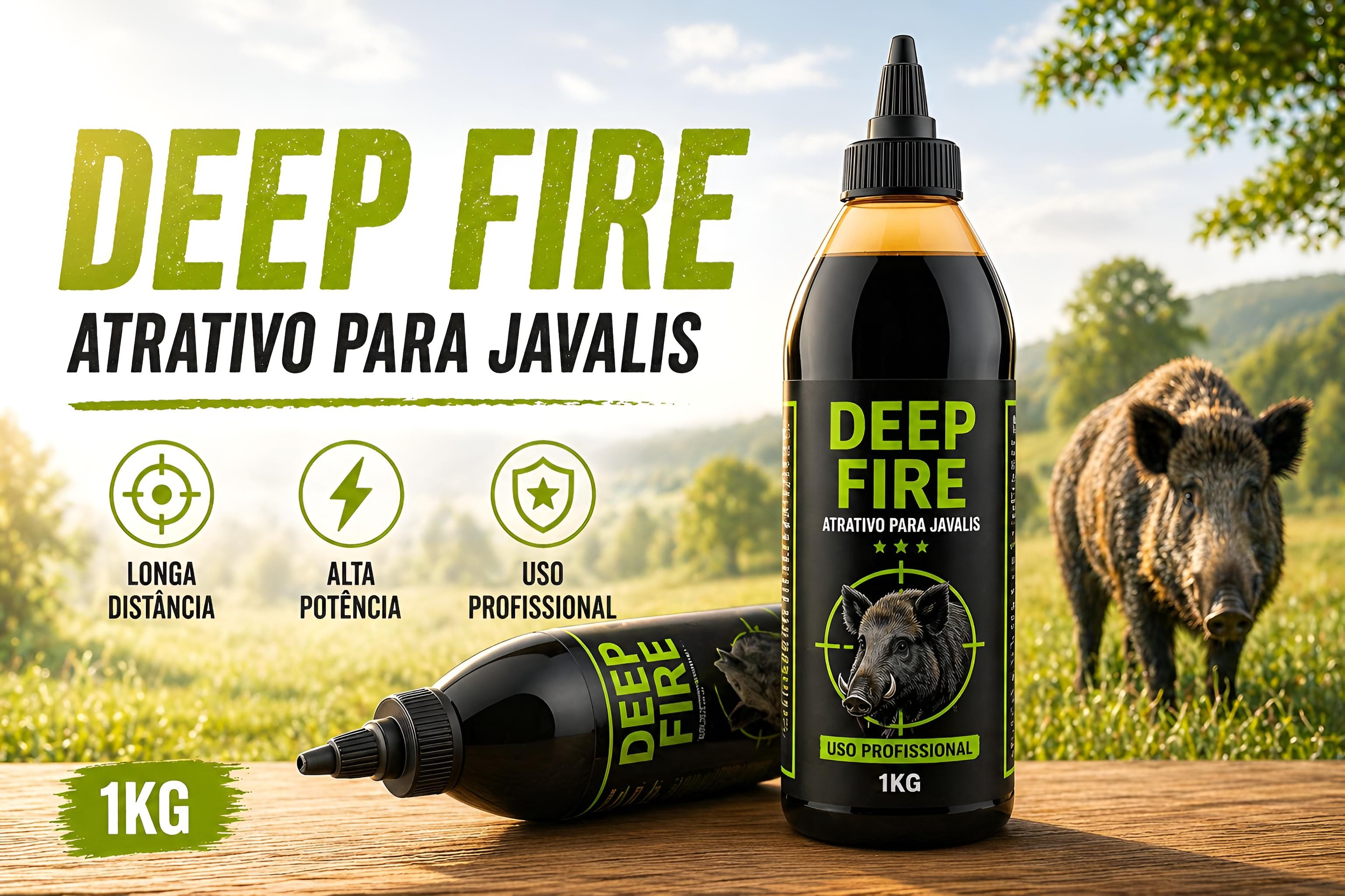 Atrativo Premium para Javalis Deep Fire 1Kg 