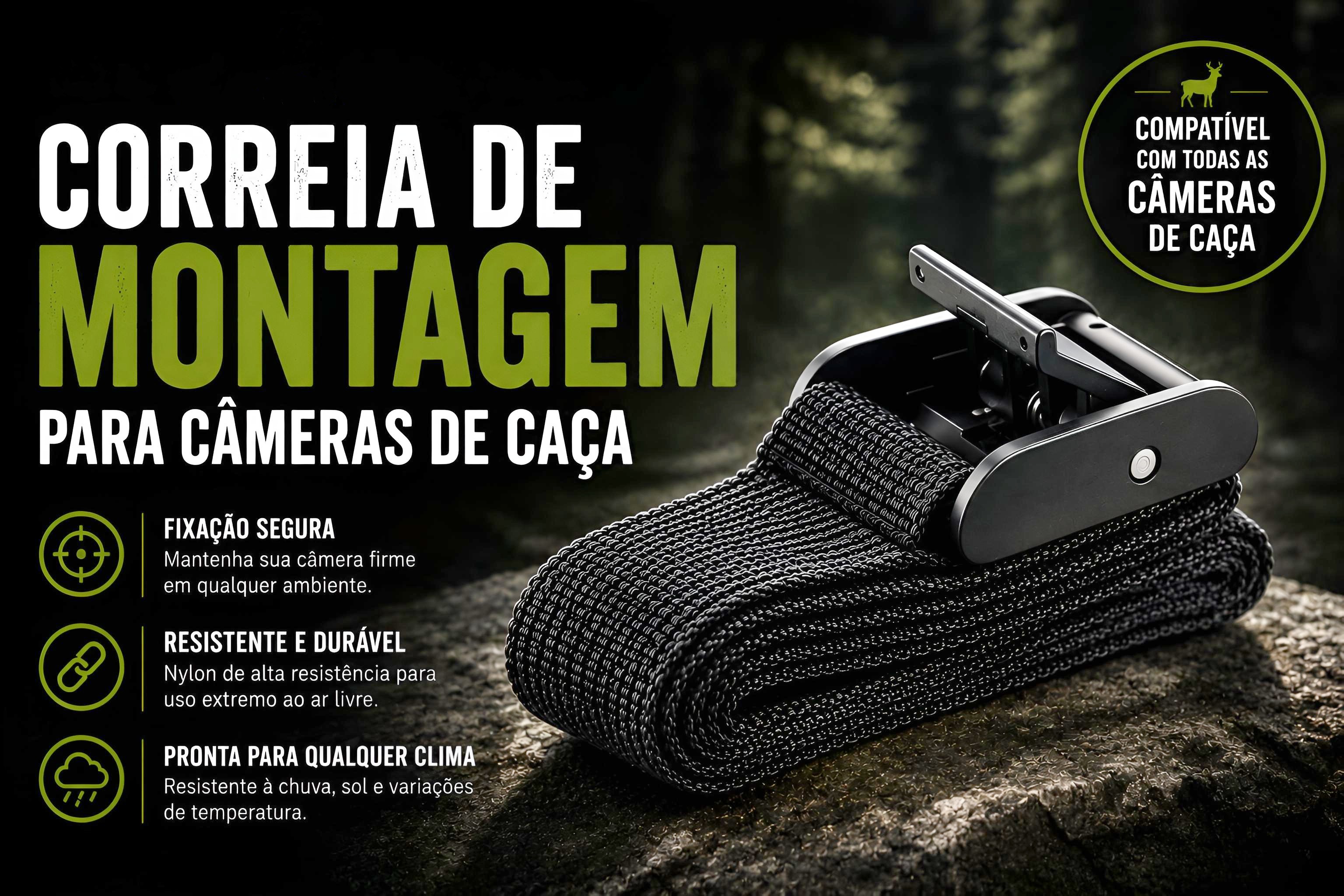 Correia de Montagem para Câmeras