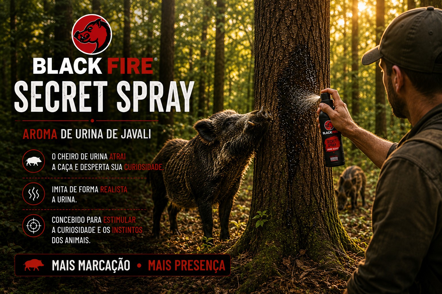 Urina Porca Javali Black fire secret spray 