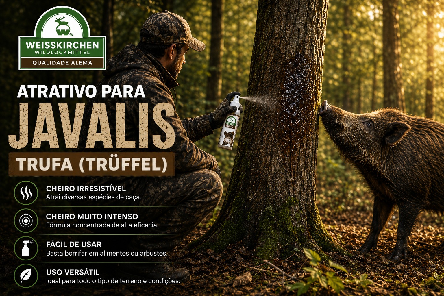 Atrativo para Javalis Spray Trufas Weisskirchen