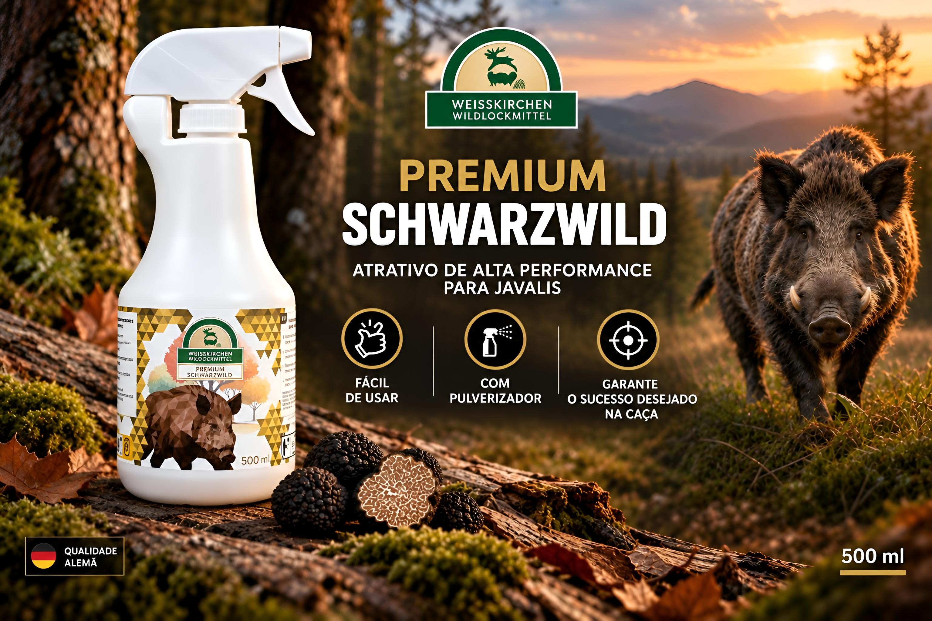Atrativo para Javalis com Aroma de Trufa Weisskirchen Premium Schwarzwild