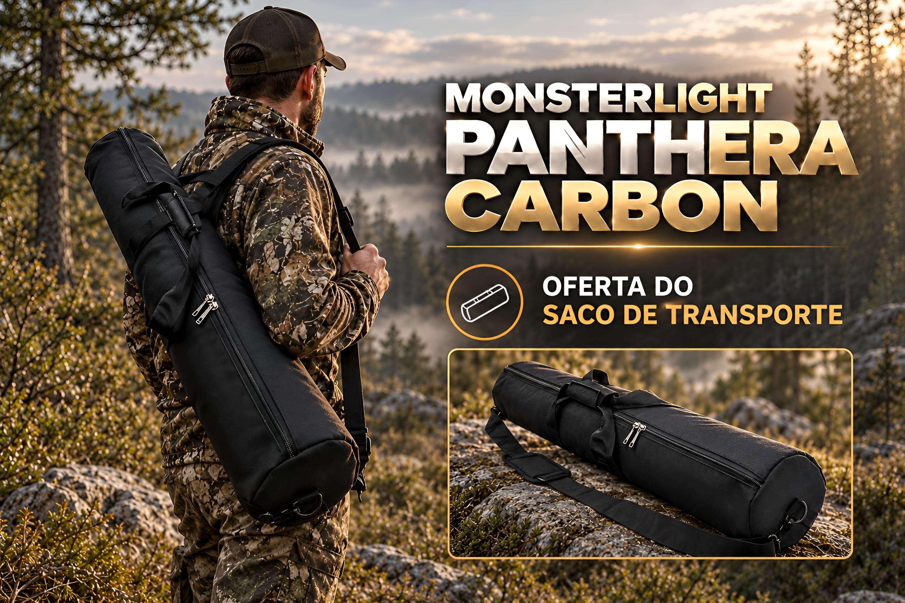 Tripé de Carbono Monsterlight Panthera Carbon 