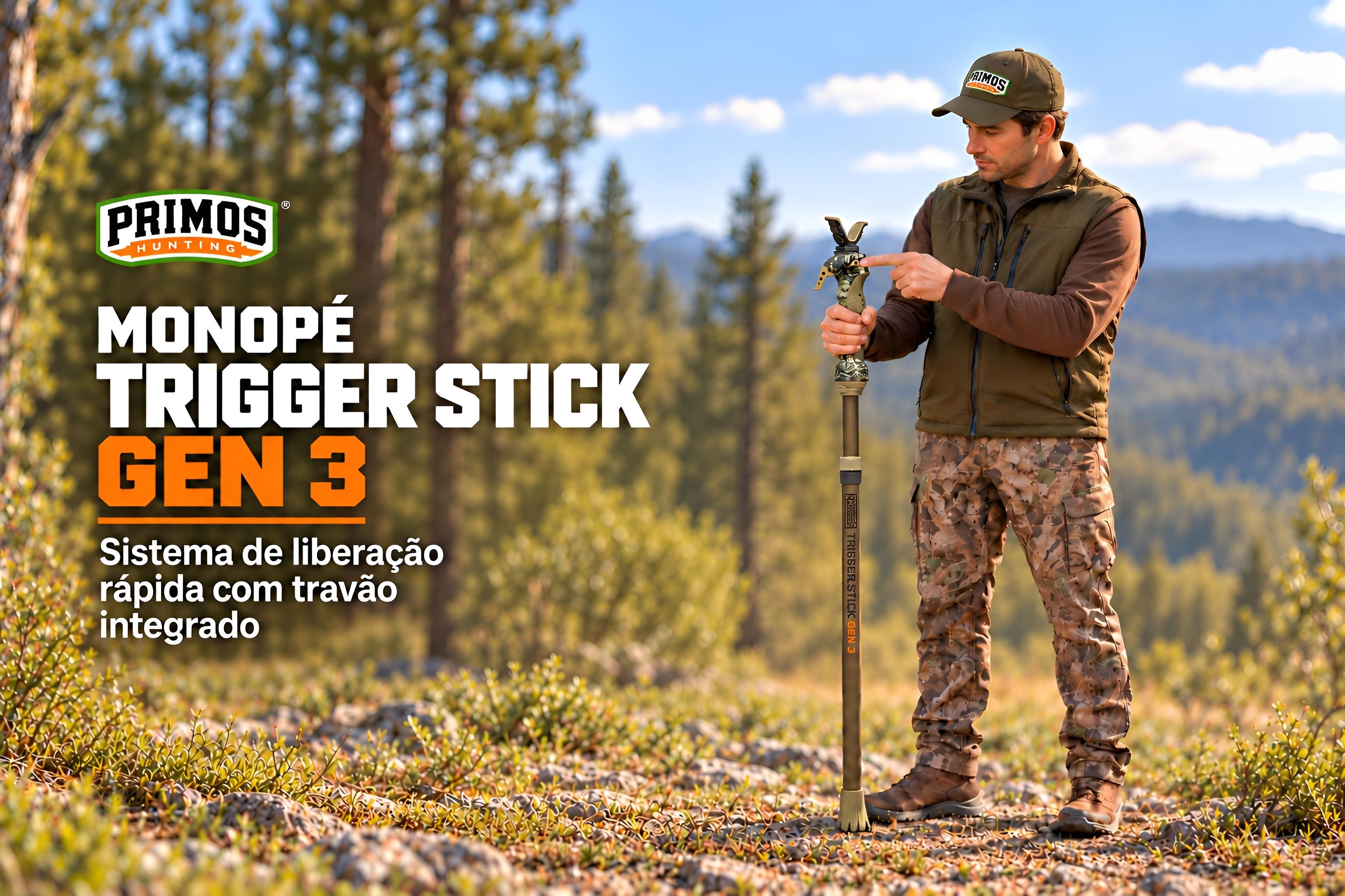Monopé Primos Trigger Stick GEN 3 com gatilho 