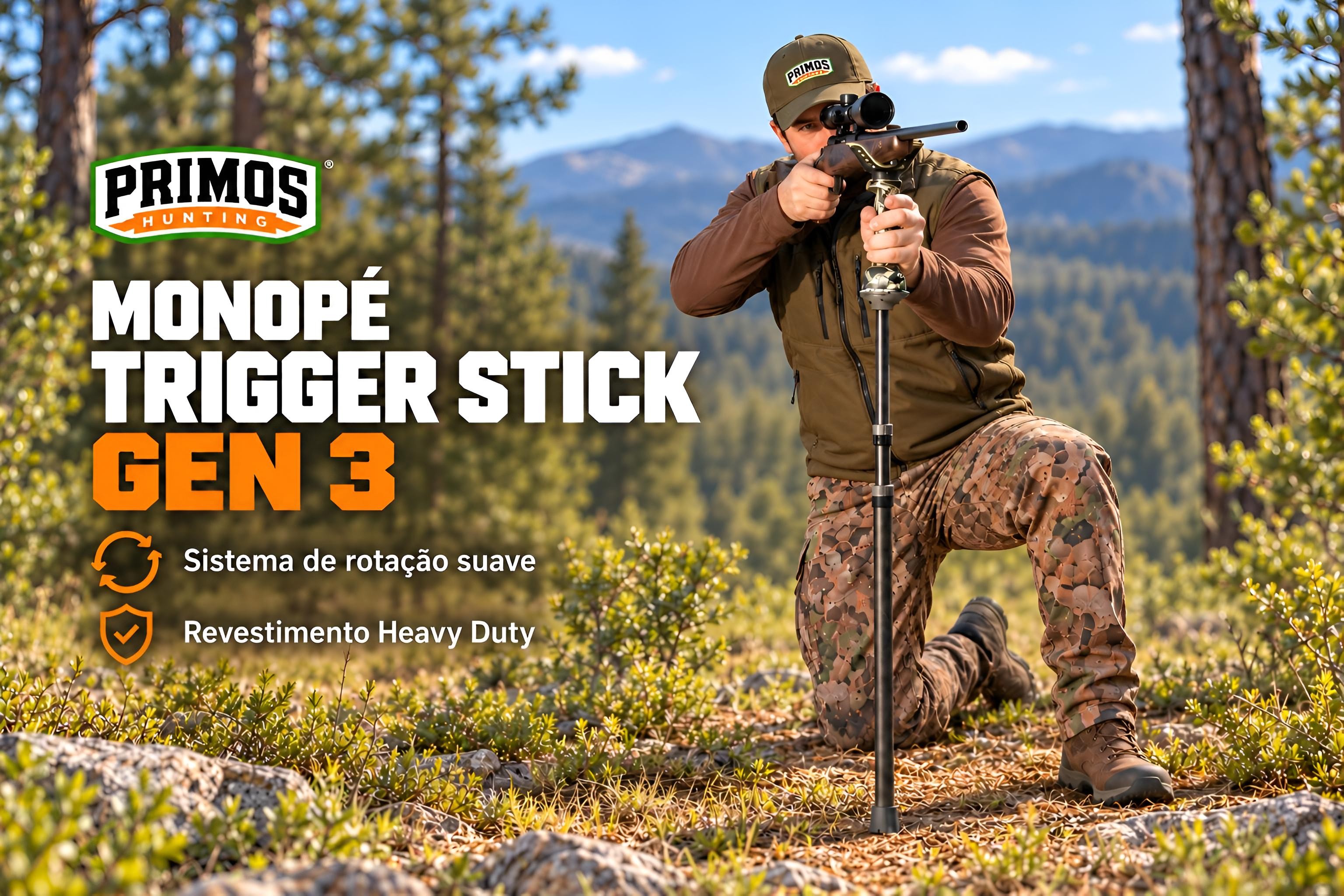 Monopé Primos Trigger Stick GEN 3 com gatilho 