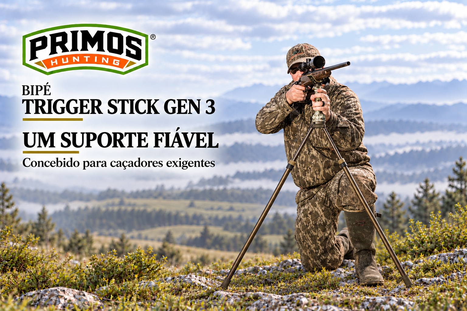 Bipé Primos Trigger Stick GEN 3 longo com gatilho 