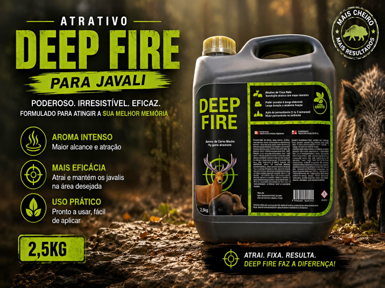 Atrativo Premium para Javalis Deep Fire 2.5Kg                                                       