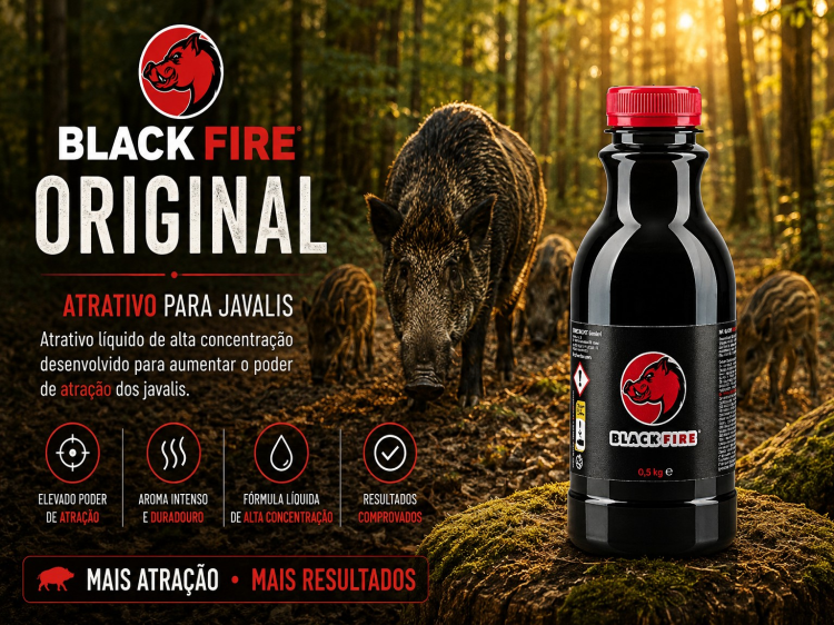 Atrativo para Javalis Black Fire Original 500g