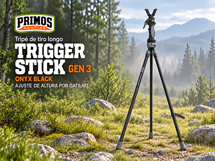 Tripé Trigger Stick Onyx Black Gen 3 Longo com gatilho