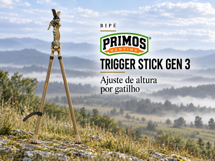 Bipé Primos Trigger Stick GEN 3 longo com gatilho