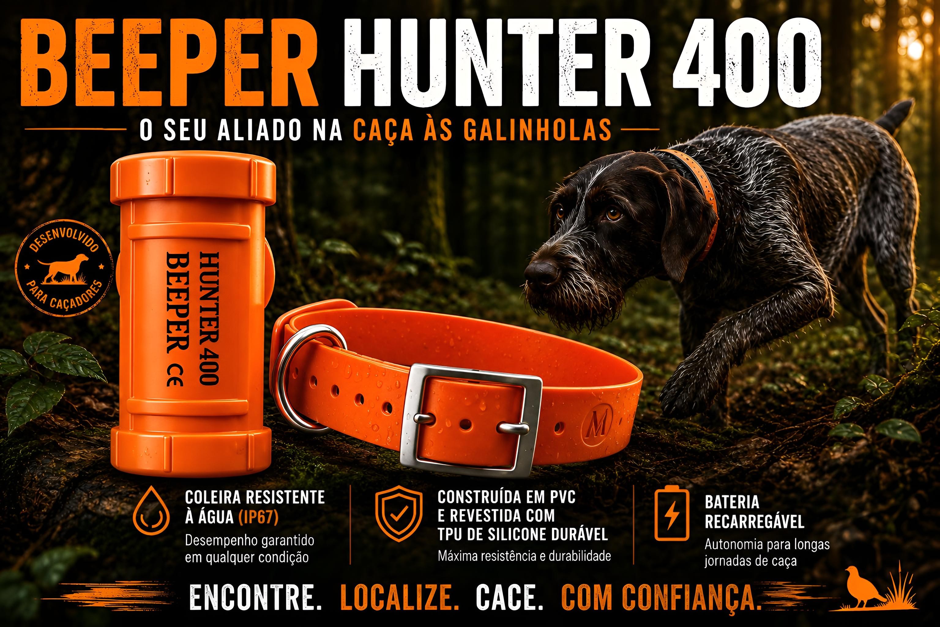 Coleira beeper caça as galinholas com bateria recarregável