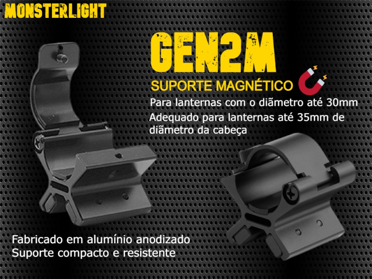 Montagem magnética para lanterna universal Gen2M 