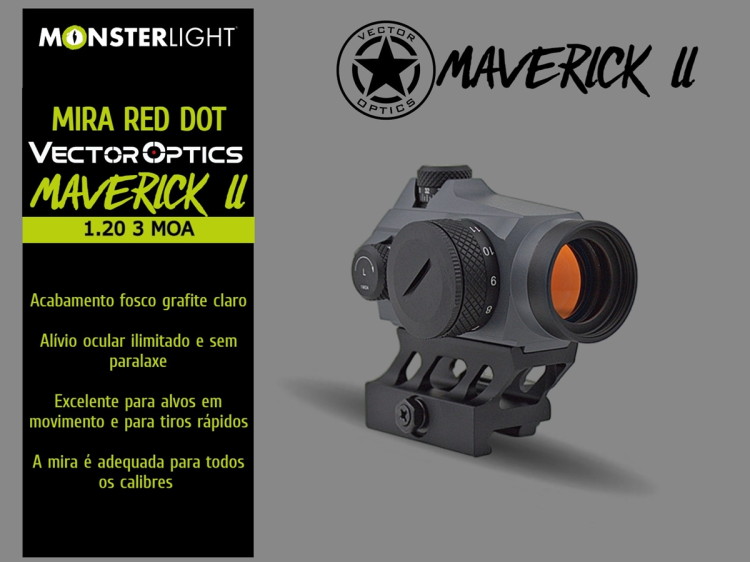 Mira Red Dot ponto vermelho Vectoroptics Maverick II 