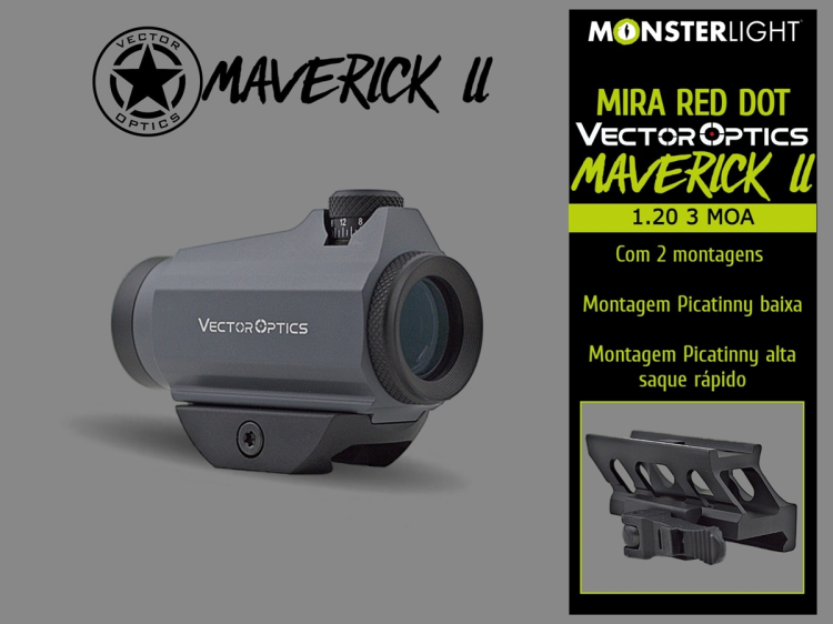 Mira Red Dot ponto vermelho Vectoroptics Maverick II 