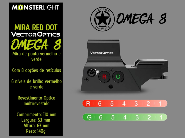 Mira Red Dot reflex Vectoroptics Omega 8 