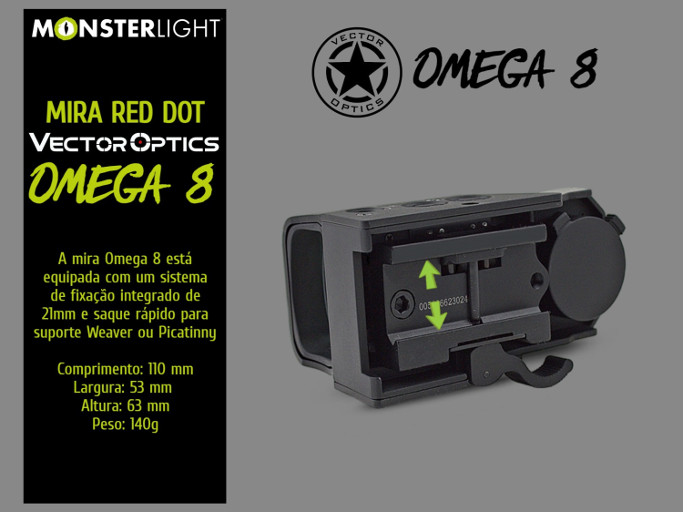 Mira Red Dot reflex Vectoroptics Omega 8 