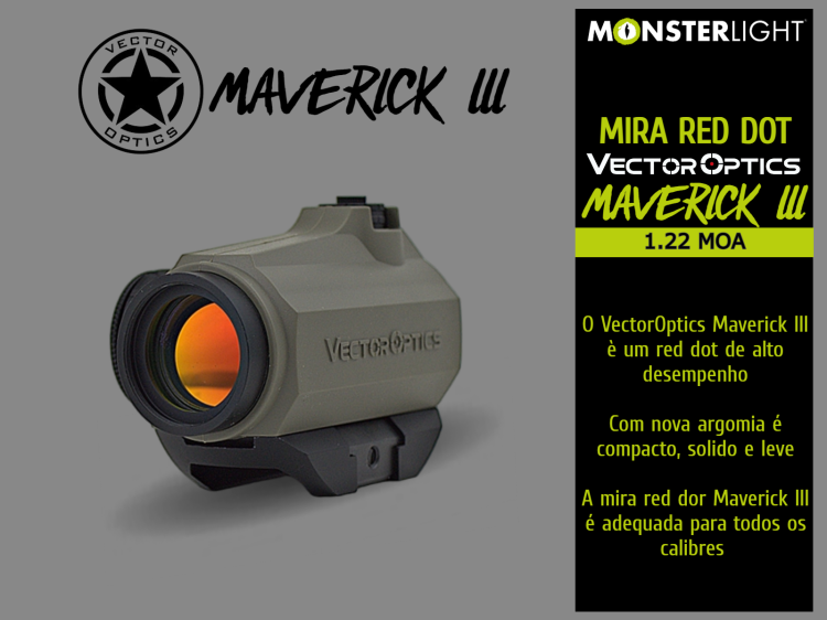 Mira Red Dot ponto vermelho Vectoroptics Maverick III