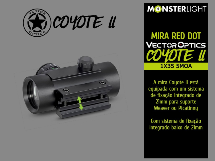 Mira Red Dot Victoptics Coyote II 1X30mm 