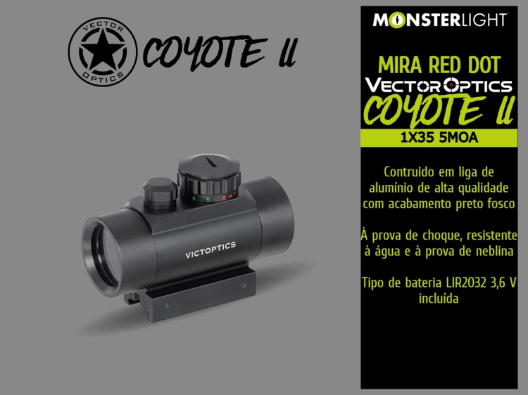 Mira Red Dot Victoptics Coyote II 1X30mm 