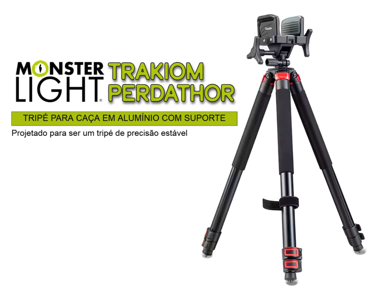 Tripé alumínio Monsterlight Trakiom Perdathor