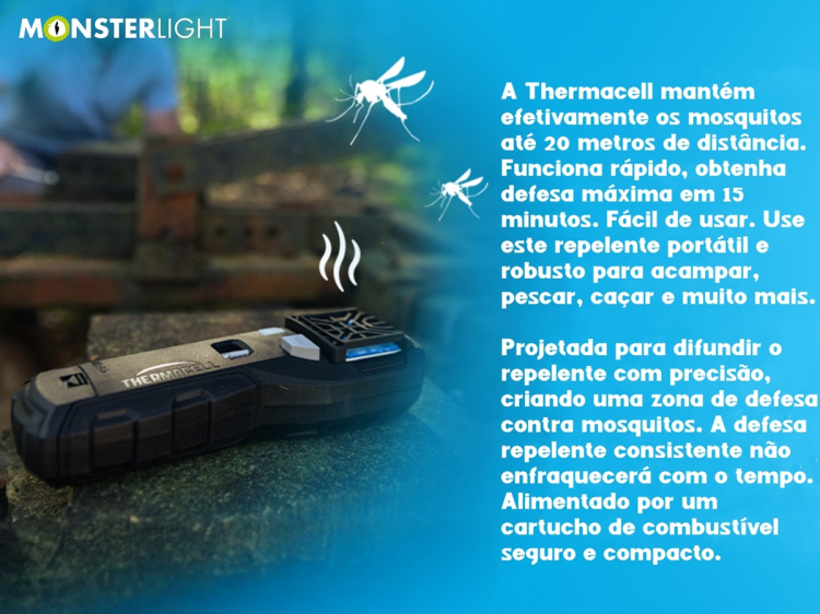 Repelente de mosquitos portátil Thermacell