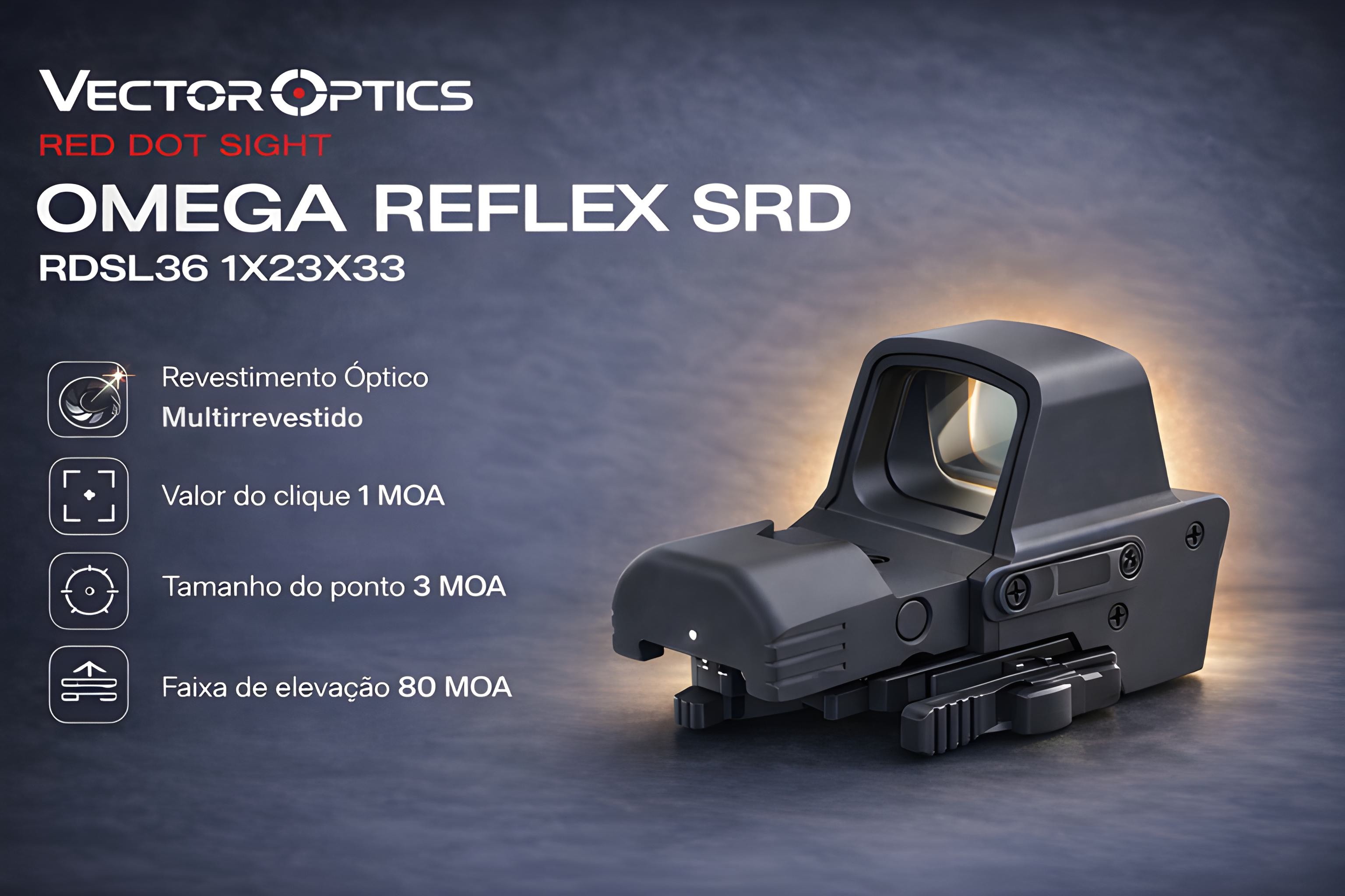  Red Dot VectorOptics Reflex Omega SRD 1x23x33