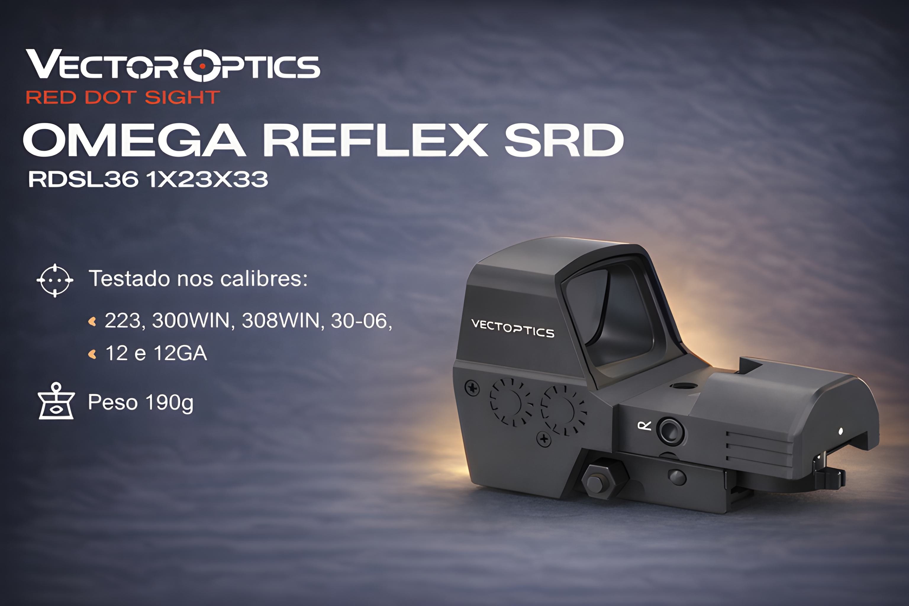  Red Dot VectorOptics Reflex Omega SRD 1x23x33 