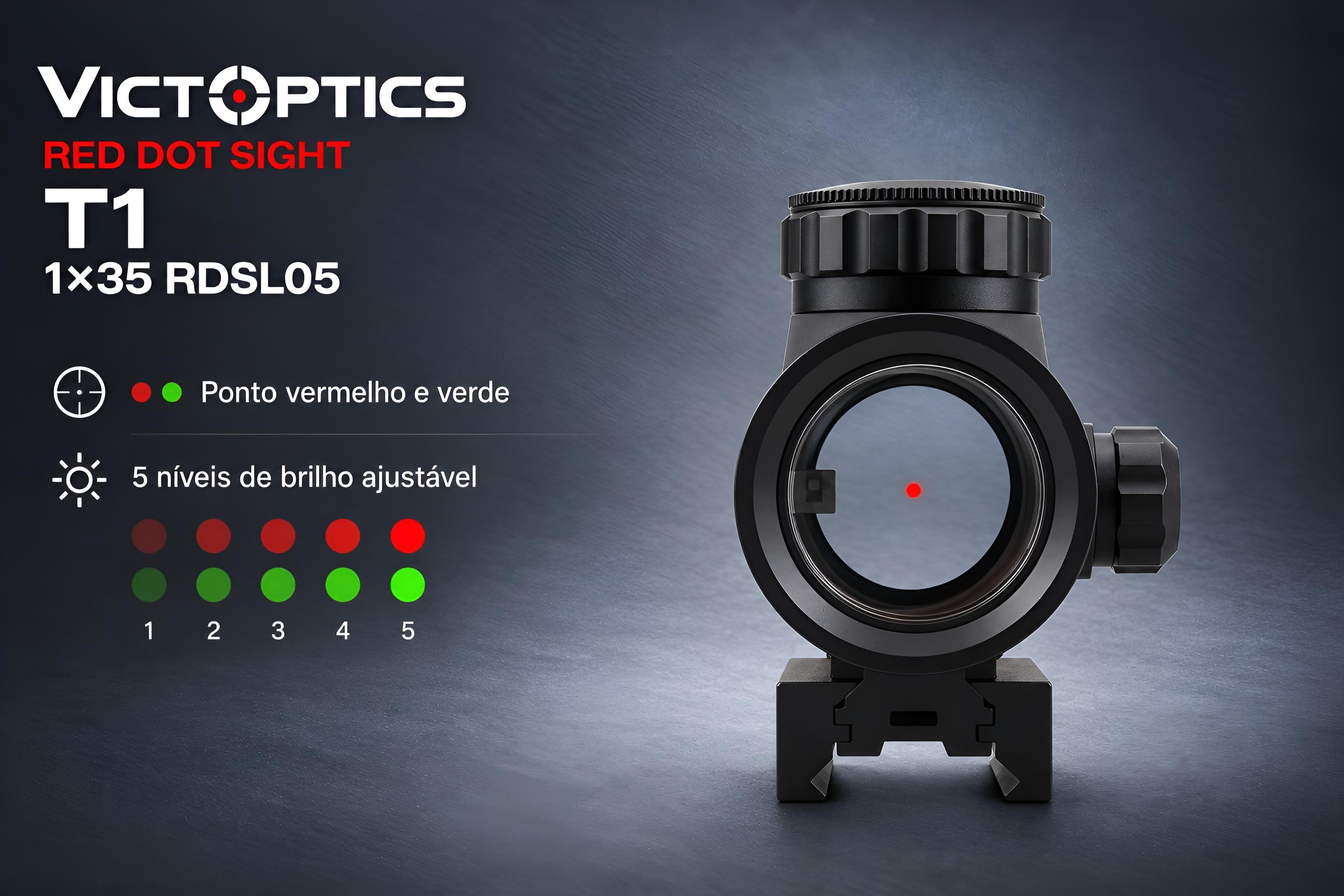 Mira Red Dot Victoptics VictOptics T1 1×35 