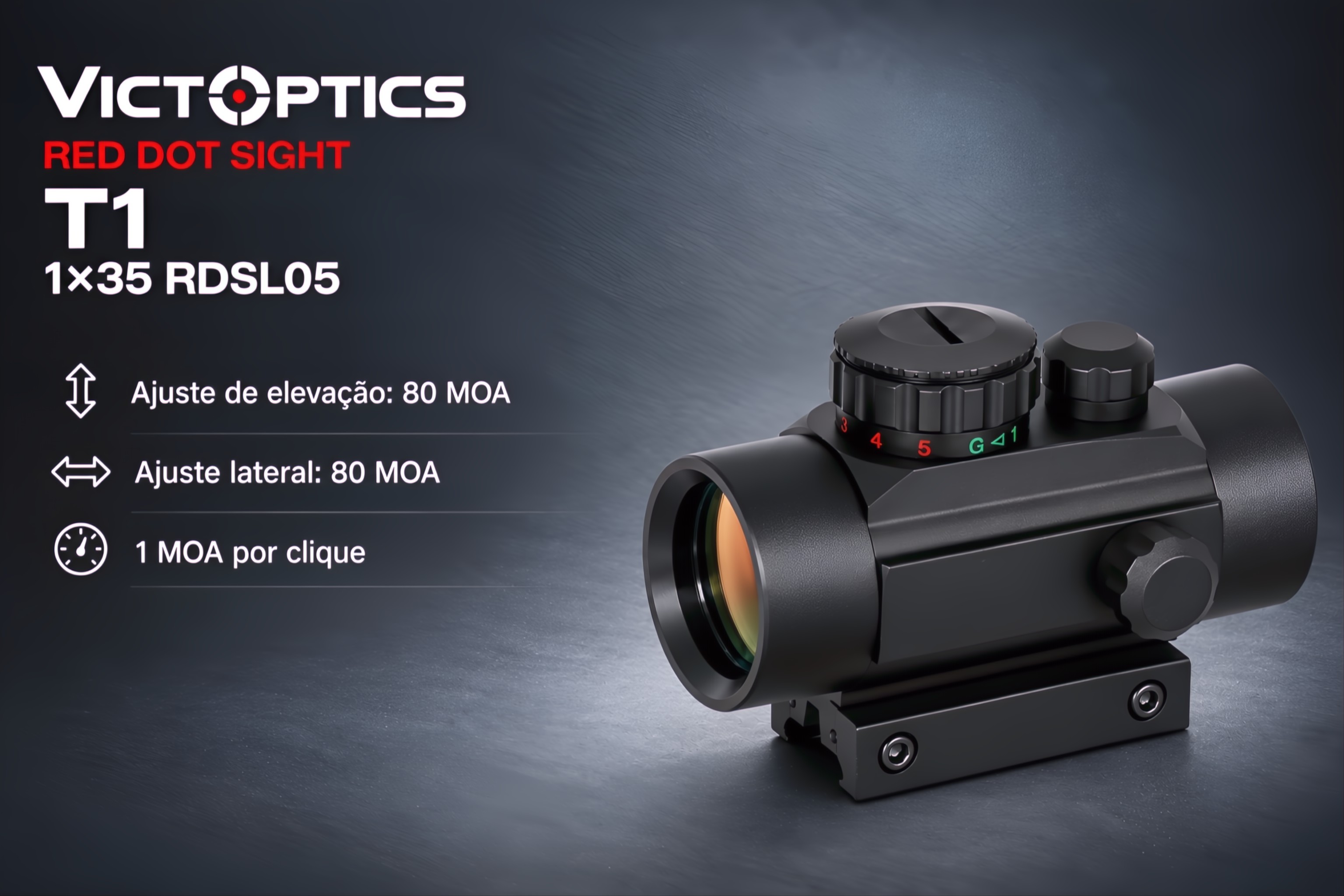 Mira Red Dot Victoptics VictOptics T1 1×35 