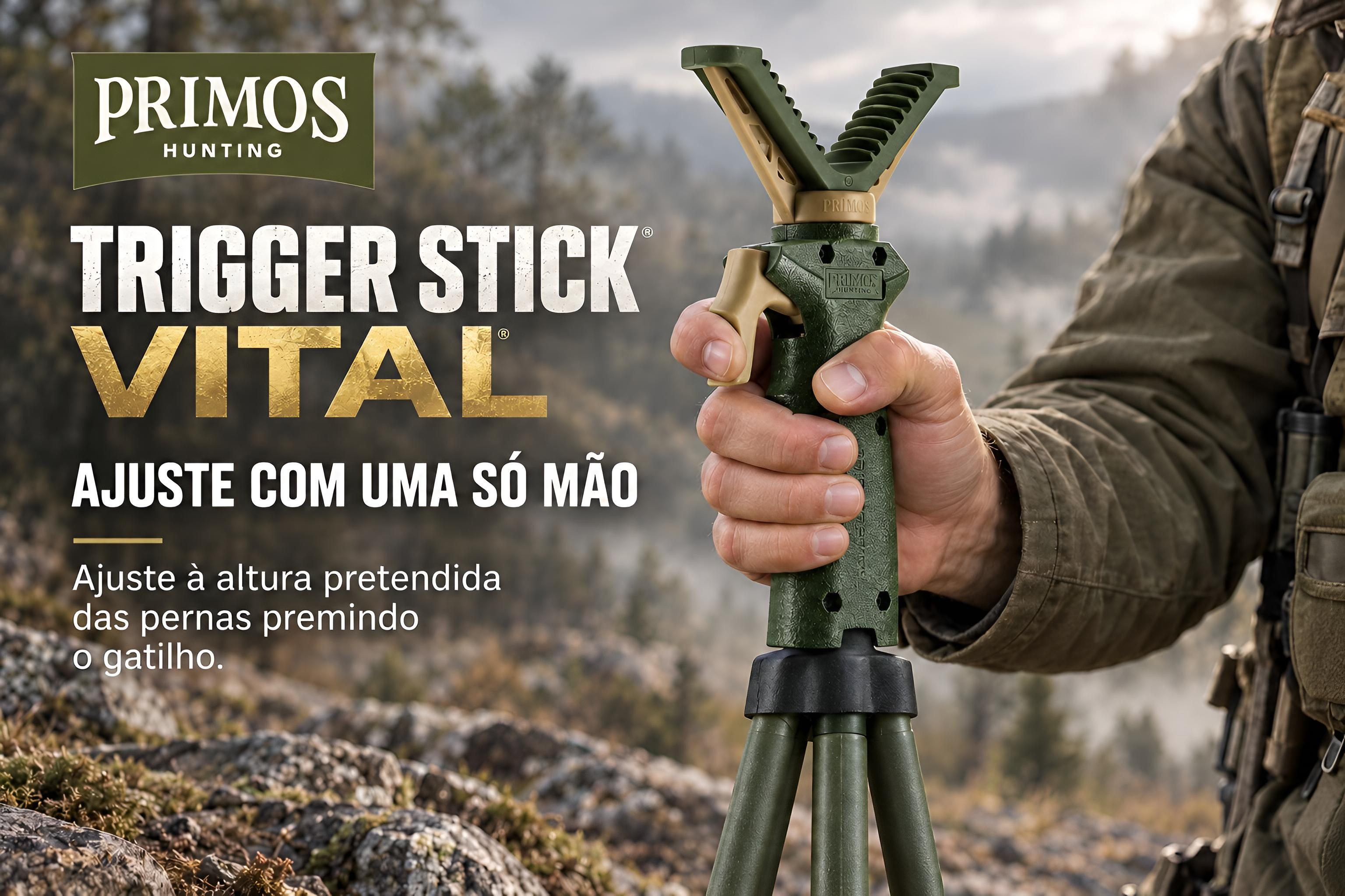 Tripé Primos Trigger Stick Vital com gatilho