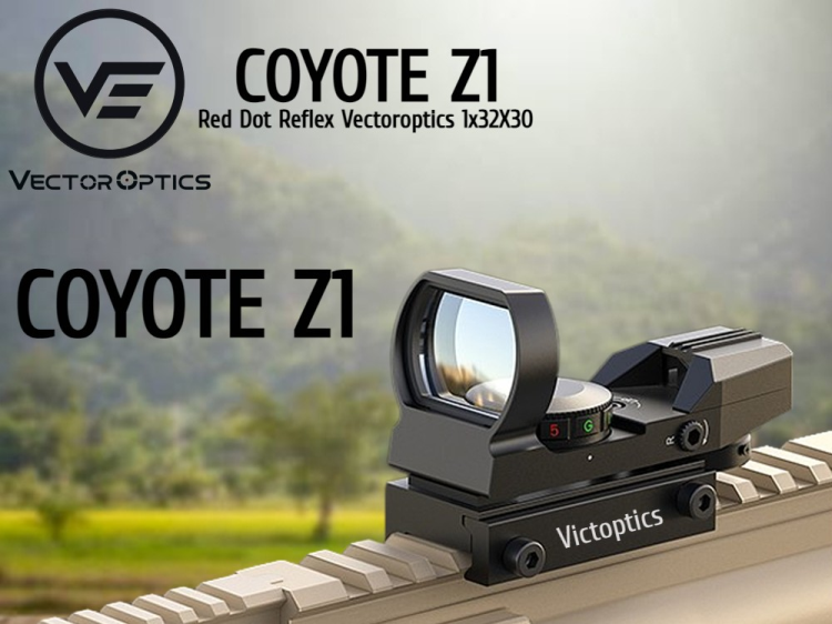 Red Dot Victoptics Coyote Z1 Reflex Sight 1x32x30mm                                                 