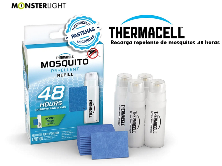 Recarga repelente de mosquitos Thermacell 48 horas
