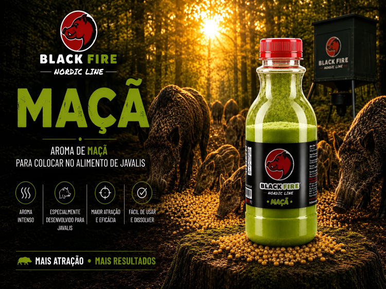 Atrativo BlackFire aroma de maça